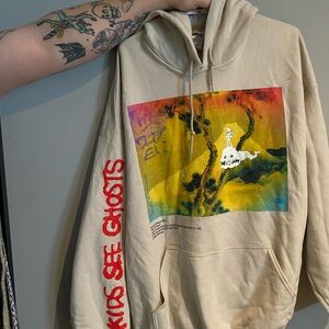 Authentic 2XL Kids see ghosts Kanye west kid cudi hoodie